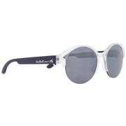 X`TAL CLEAR/BLUE W/ SILVER FLASH POLARIZED